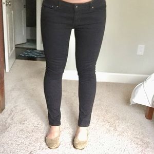 Skinny Levis Black Denim Jeans